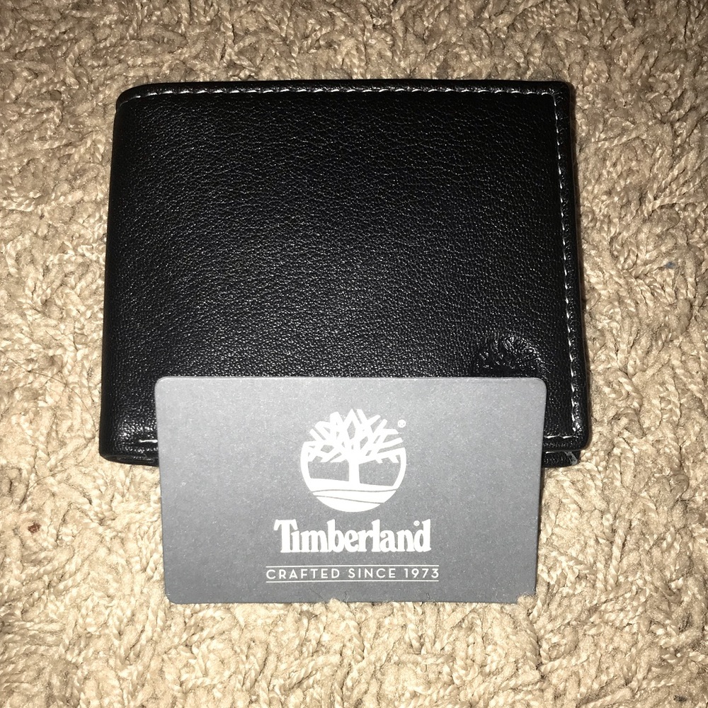 New Black Timberland Wallet